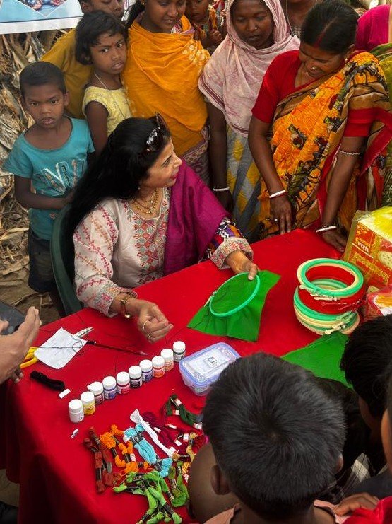 Tripti Mukherjee's work in traditional Kantha embroidery and women's empowerment
